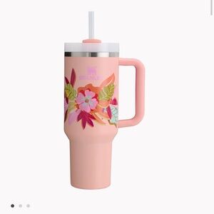 Brand new pink floral Stanley